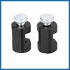 A ABSOPRO 2pcs Matte Black 12mm 14mm Threaded Engine Spark