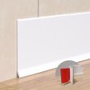 Peel and Stick Baseboard Trim, 4 Inch Rubber Baseboard Vinyl