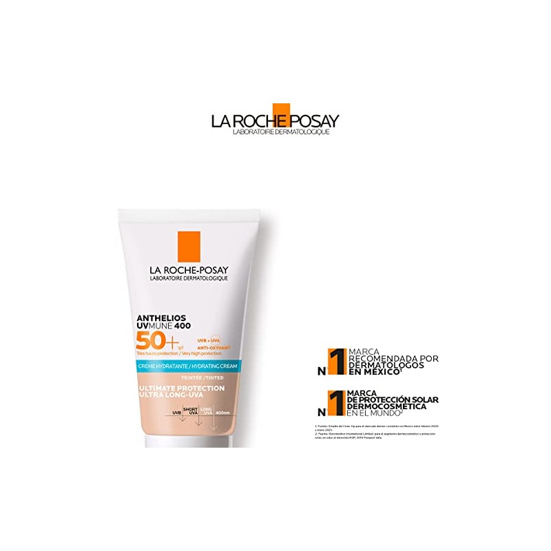 La Roche-Posay Anthelios UVmune 400 Crema Hidratante SPF50+ Tintado 50ml