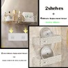 Clear Shower Shelves, Acrylic Shower Shelves, Clear Caddy, Mirror Shelf,