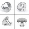 CHEF TIME 30 Packs Kitchen Cabinet Knobs Brushed Nickel Silver-Pull