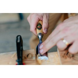 Kirschen 1071035 Short Chisel with White Beech Handle 35 mm