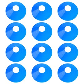Voetbal Cones, 12 Pieces Blauwe Voetbal Training Cones for Children, Rugby, Hockey, Basketball Behendigheid Training, Training Cones, Sports Cones, Multisport Cones, Voetbal Kegels Training Set