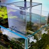 Inverted Fish Tank with Automatic Water Refill, Tabletop Aquarium with