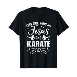 Funny Karate Design For Girls Women Karate Martial Art Lover T-Shirt