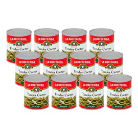 La Preferida Tender Cactus - Nopalitos Tiernos, 28 Ounce (Pack of 12)