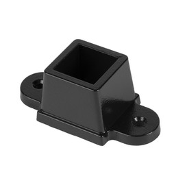 Nuvo Iron Legacy Collection - Square Wall Insert Bracket Textured Black - Pack of 3