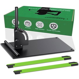 Vhelyom Golf Alignment Stick Holder Set - Adjustable Angle Training aid for Correcting Swing Path, Portable Practice Tool for Indoor/Outdoor Golfers