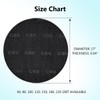 17” Sanding Screen Discs, Black Silicon Carbide Mesh Floor Sanding