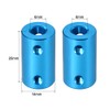 sourcing map 2 Pieces 6 mm to 6 mm Bore