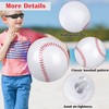 durony 12 Pieces Baseball Beach Ball 11 Inch Inflatable Baseball