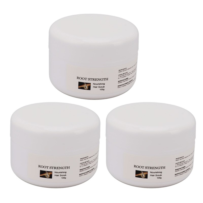 3PCS 100g Scalp Cleansing Scrub Strengthening Densifying Hair Volumizing Refreshing