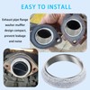 HIAHXC 1 x Car Exhaust Seal, Universal Exhaust Seal, Exhaust