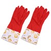 Myungjin Fleece-Lined, Flock Lining, Insulated Medium Cuff, Reusable Waterproof Household