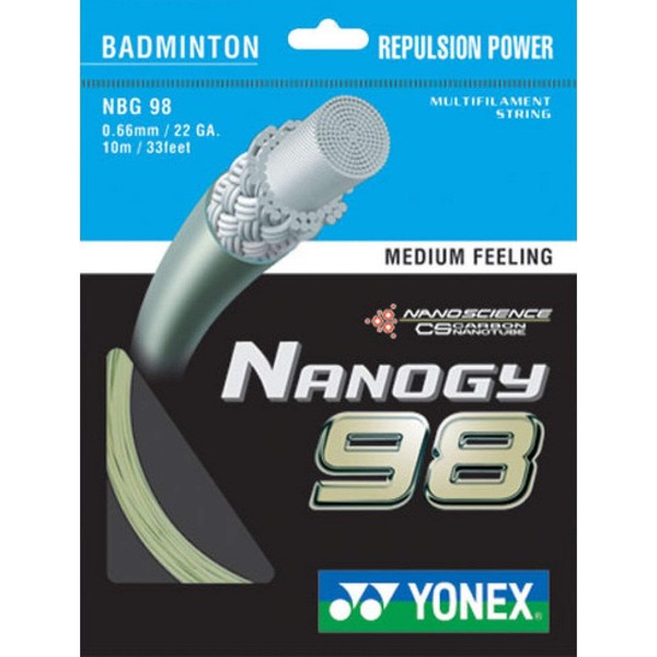YONEX Nanogy 98 Badminton String - 10m Set
