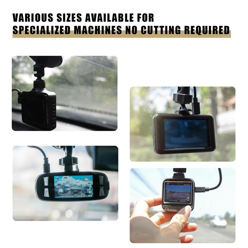 8Pcs Dashcam Windshield Sticke Clear Electrostatic Stickers Sticker Shield for