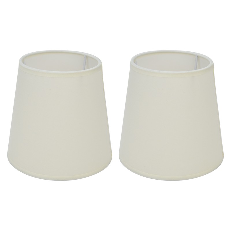 2Pcs Indoor Lamp Shade European Style Fabric Lampshade for E14