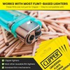Clipper Flint, stelo ruota di ricambio per accendino, pietra focaia