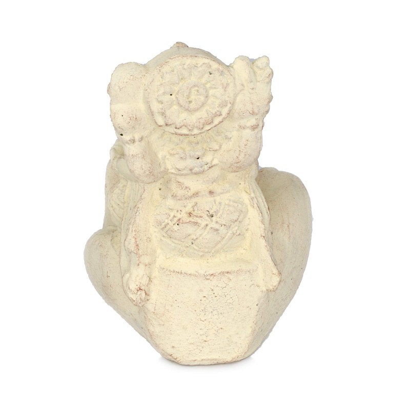 FaHome Ganesha Soap Dish Stone Soap Holder Sculpture Figurine Giving