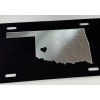 Diamond Etched Products Oklahoma OK State Car Tag Diamond Etched