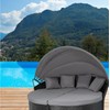 FSJITF Outdoor Round 66" Daybed Replacement 4 in 1 Cushion