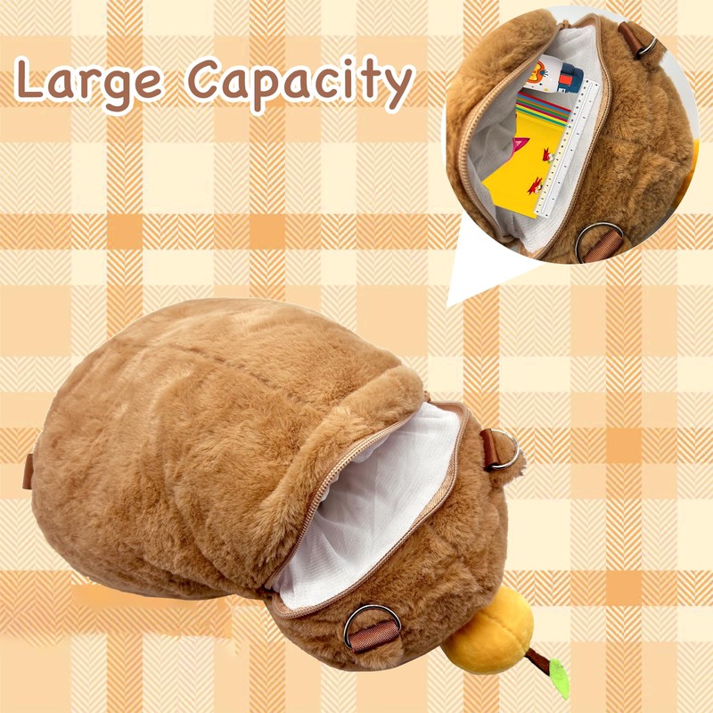 Capybara Children's Backpack, Capybara School Backpack, Capybara Backpack, Capybara Plush