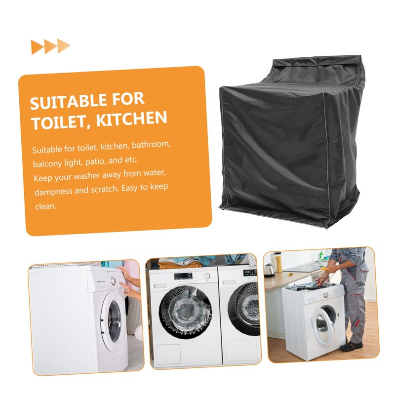 KICHOUSE Washing Machine Protective Cover Dustproof Protector for Automatic Washer