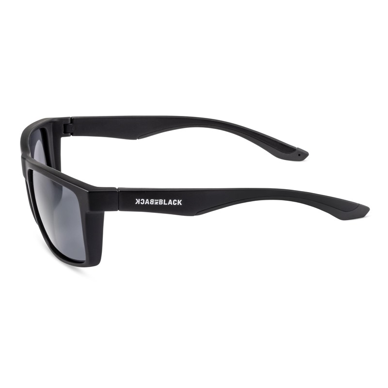 Back in Black Polarised Men's Sunglasses/Rectangular Outdoor Sports Sunglasses/100% UV