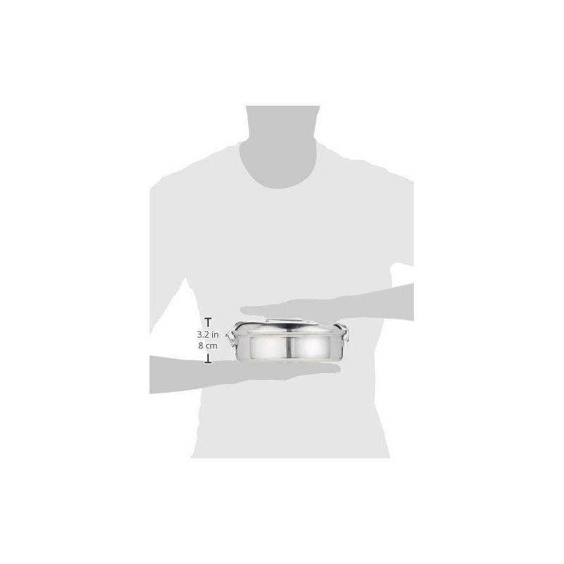 Ibili Lunch Box Stainless Steel Outdoor Camping Cookware with 20