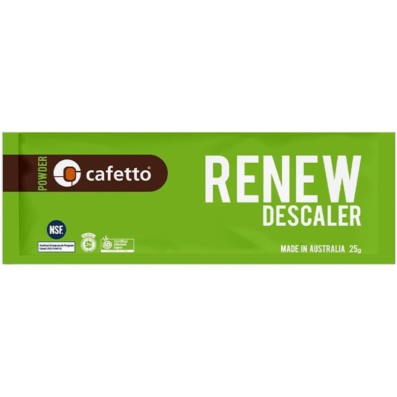 Cafetto Renew Organic Descaler – Eco-Friendly Scale Remover for Coffee