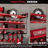 NattyDot 48" Large Power Tools Organizer Wall Mount,12 Drill Holder