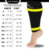 Mojo Compression Socks - 2XL Black Compression Sleeves for Swelling
