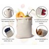 Vivva 10PCS Cotton Drawstring Bags,Reusable Muslin Storage Bags with Drawstrings,Canvas