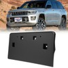 GRUOIZ Quick Install Front License Plate Holder Compatible with Jeep