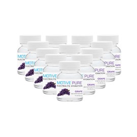 MOTIVE PURE Electrolyte Hydration, Grape, 1 oz Mini Bottle, 12-Pack