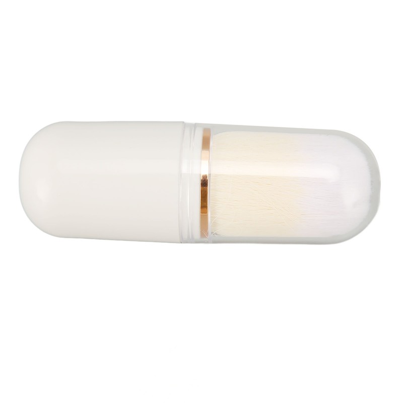 Capsule Makeup Brush Double Ended Telescopic Powder Brush Travel Size