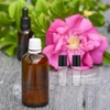 JJLFresheners 2Pcs Black Clear Empty Glass, Essential Oil Roller Bottles