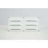 Dalsys Ventilation Grille Ventilation Plate Aluminium White 229 x 76