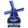 Souvenir Magnet Windmill Holland Delft Blue 10.5 x 6.5 cm