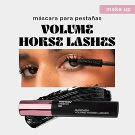 Sarelly Máscara waterproof HORSE LASHES BLACK ⁠Máscara de Pestañas Voluminizadora