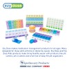 EZY DOSE Daily Oval Pill Case, Easy to Use Design,
