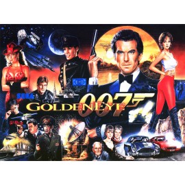 Williams SEGA Golden Eye Pinball Machine Translite - Awesome ARTWORK