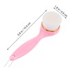 Housoutil 2pcs Face Cleansing Brush Tool Manual Facial Scrubber for