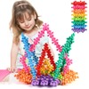 TOMYOU Building Blocks 200 Pieces Building Bricks Block for 3
