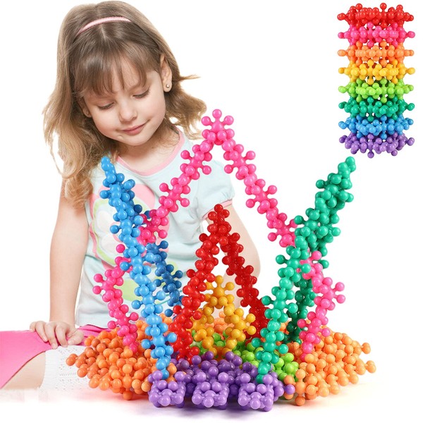 TOMYOU Building Blocks 200 Pieces Building Bricks Block for 3