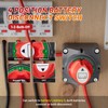 RED WOLF RED WOLF 1-2-Both-Off Battery Switch DC 12V-48V 200A,