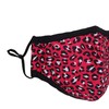 Reusable Washable 3 Layers Cotton Cloth - Pink - Leopard