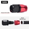 EVIL ENERGY 6AN Hose End Fitting Straight Swivel for CPE