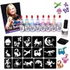 Celebration glitter tattoos kit 60 Tattoos - Water Proof DIYF