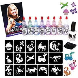 Celebration glitter tattoos kit 60 Tattoos - Water Proof DIYF